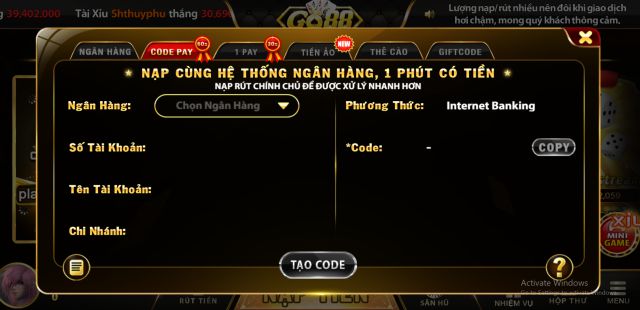 Uy Tín Của Hệ Thống Nạp Rút Tại Go88 Club