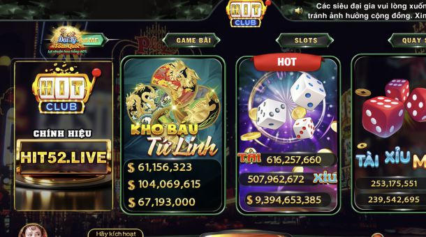 Đánh giá về sự xanh chín của hệ thống game Hit52 Vin