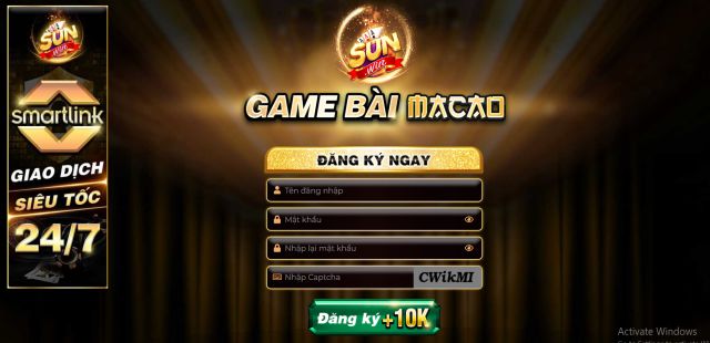 SunWin – Cổng Game Bài Macao Đổi Thưởng Uy Tín